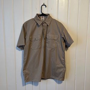 Dickies Mens Short Sleeve Industrial Pocket Work Shirt Medium
